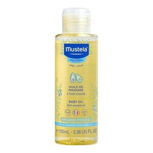 Mustela Baby Oil - with Natural Avocado, Pomegranate & Sunflower Oil - 3.38 Oz